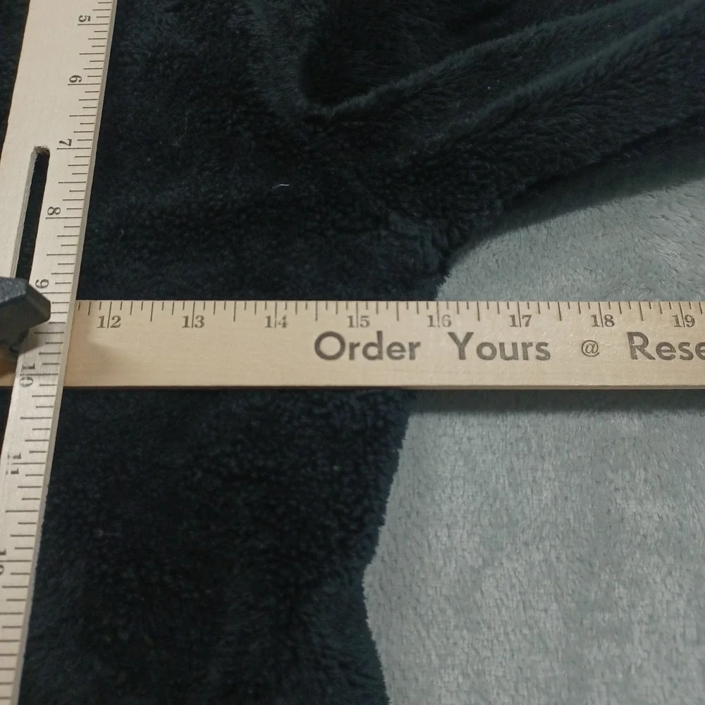 North Face Jacket Girls Medium Black Fleece Full‎ Zip Outdoor Logo Casual Pocket
